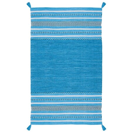 Safavieh 5 x 8 ft. Montauk Bohemian Rectangle Rug, Blue & Grey MTK215M-5